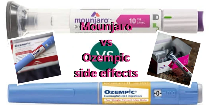 Ozempic vs Mounjaro side effects